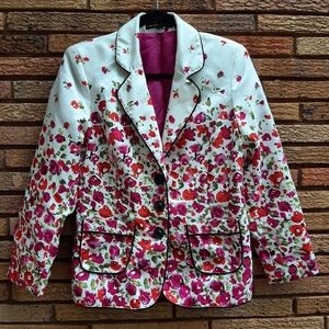 Preston & York Size 8 Floral Blazer